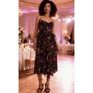 Ulla Johnson Renata 100% silk Dress Size 2